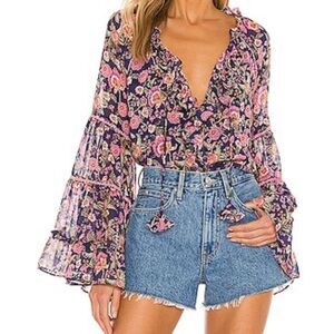 MISA Los Angeles - Alberta Top in Falaise Floral